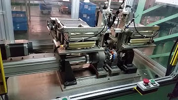 Rotor Armature  Double bearing press machine servo motor drive and automatic loadin Wind Automation