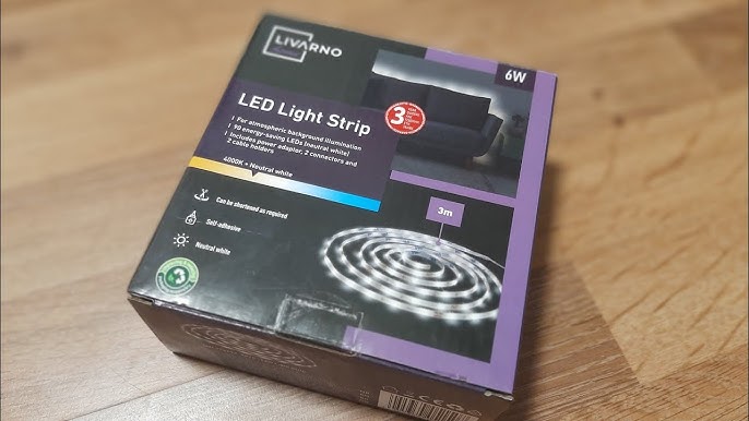 Livarno Home Led band mit Audiosensor | led lights from Lidl|how to connect  connectors of led lights - YouTube