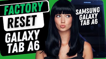 Samsung Galaxy Tab - How to Factory Reset any old Galaxy Tablet (Tab A6)