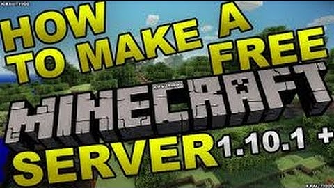 How To Make A 1.10 Minecraft Server Mac!