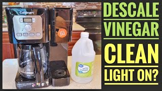 HOW TO DESCALE / CLEAN VINEGAR Black + Decker 12 Cup Mill & Brew