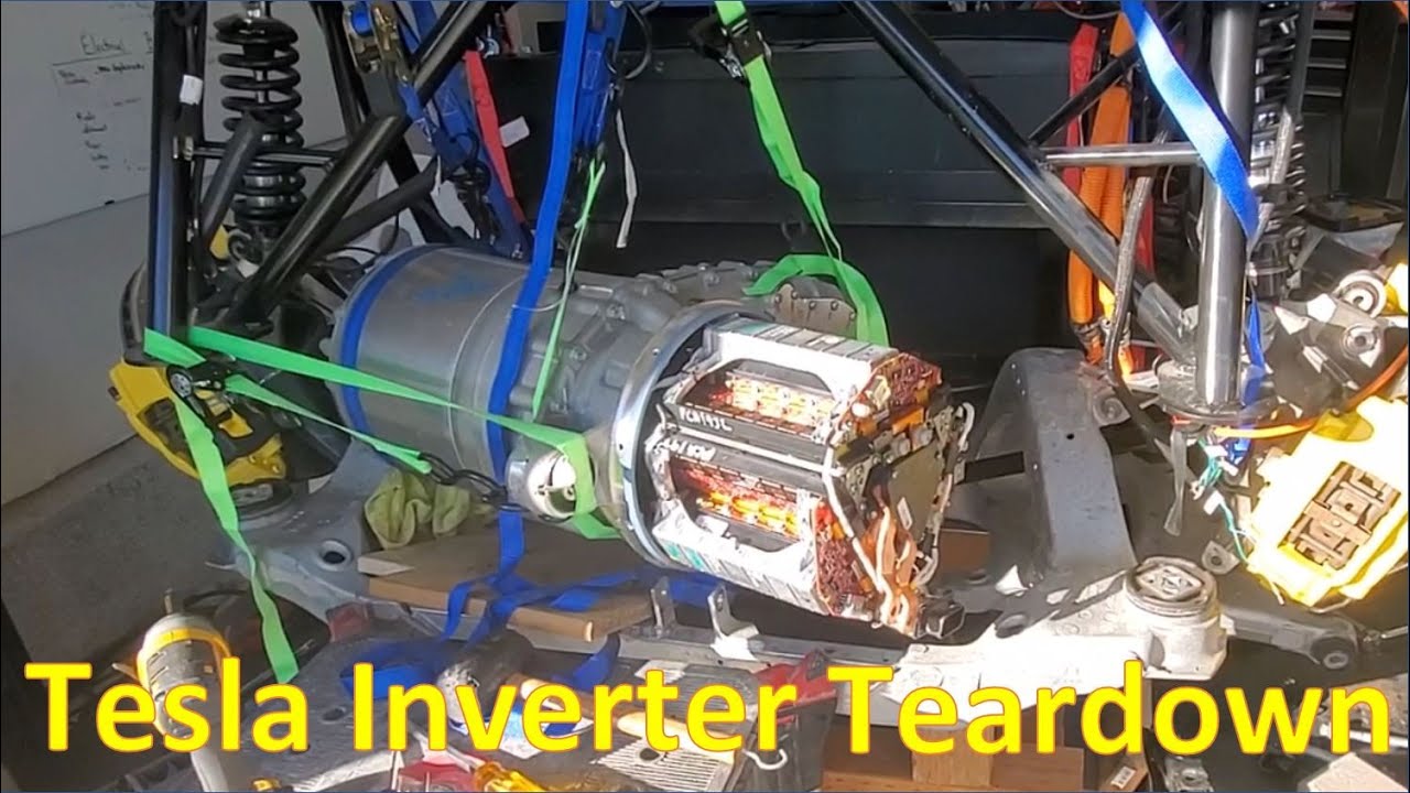 Begrip zoet Authenticatie Tesla Inverter Teardown - Documenting my Tesla model S inverter teardown -  YouTube