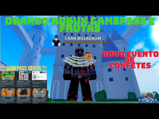 NEW CODE, BLOX FRUITS, DOANDO ROBUX GAMEPASS, BOUNTY HUNTER