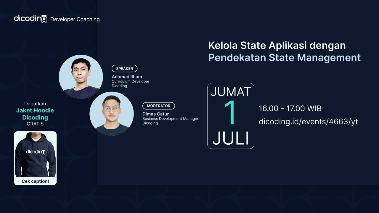 Dicoding Developer Coaching #55: Flutter | Kelola State Aplikasi dengan ...