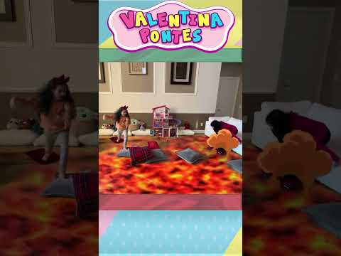 Maria Clara y Valentina en El Suelo Es Lava del canal Maria Clara y jp