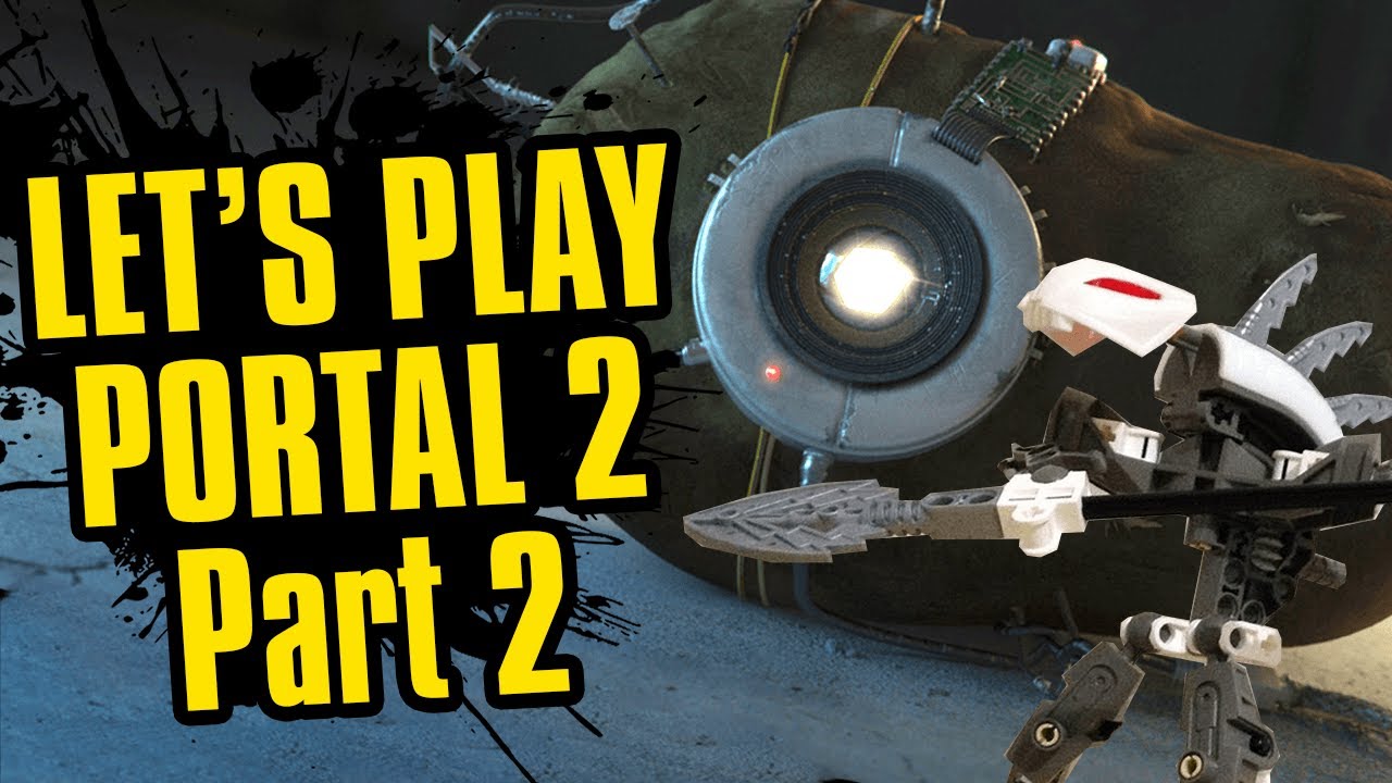 GLaDOS Bionicle GLaDOS Bionicle | Portal 2 Part 2 - YouTube