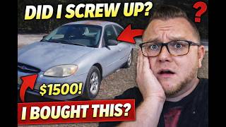 I Bought a $1500 Ford Taurus… Was This a HUGE Mistake | 2000 Taurus “Barney” Project Begins