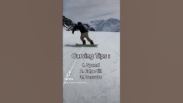 BASIC SNOWBOARD CARVING TIPS #shorts #snowboarding #shortsclip #tips #snowboard
