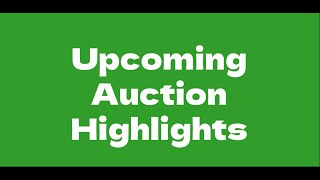 Featured Upcoming Auctions - Jan 27, 2025