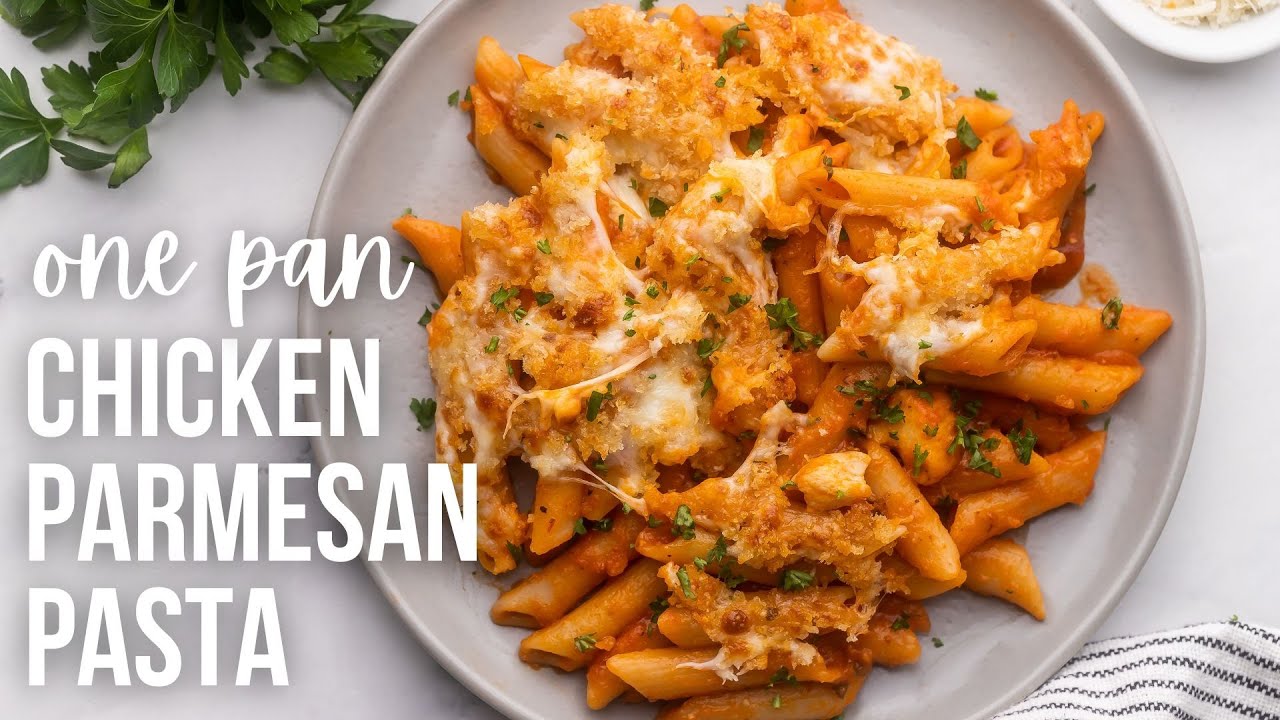 Chicken Parmesan Pasta l The Recipe Rebel - YouTube