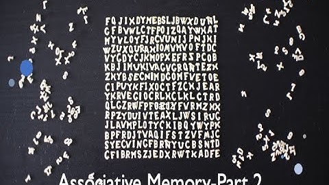 Associative Memory   Part 2