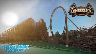 Lumberjack POV | Theme Park Tycoon 2’s TALLEST & FASTEST Custom Supported Wooden Roller Coaster