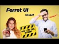 FERRET-UI || UI-Screen LLM!!| Machine Learning model||