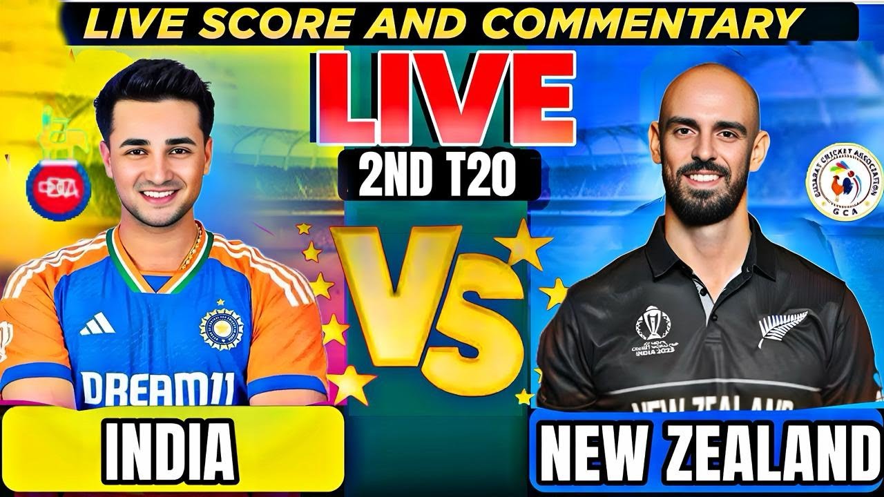 India vs New Zealand, 2nd T20 Match Live Score & Commentary IND vs NZ ...