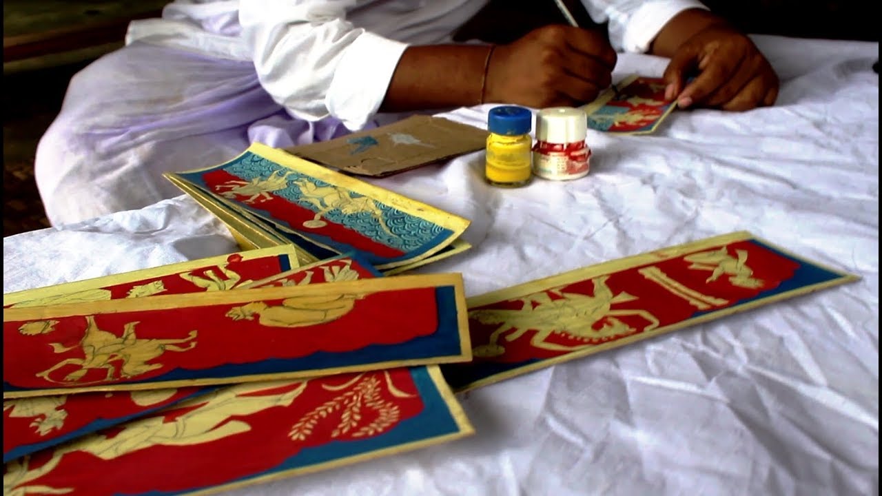 Reviving Assam's heritage of manuscript painting and writing on Sanchipat YouTube