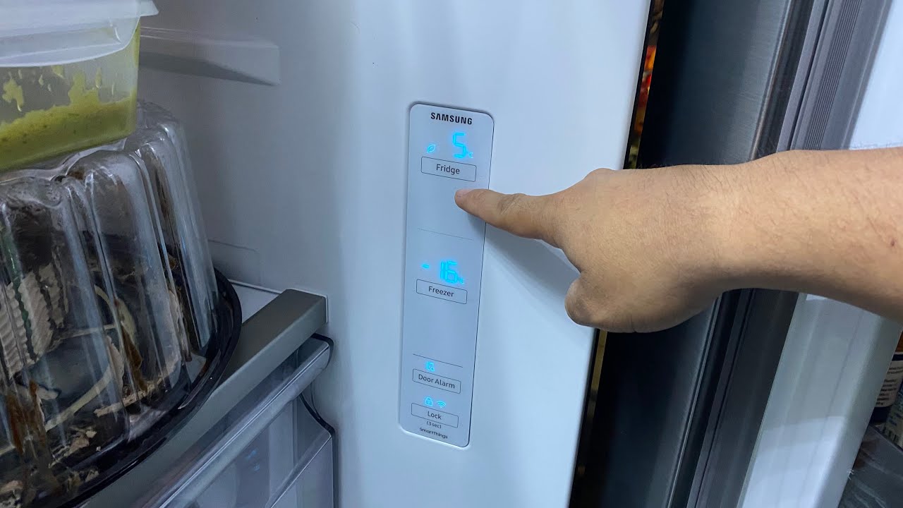 Como ajustar la temperatura de tu refrigerador Samsung  ✔ Hace hielos  este modelo? 3 puertas
