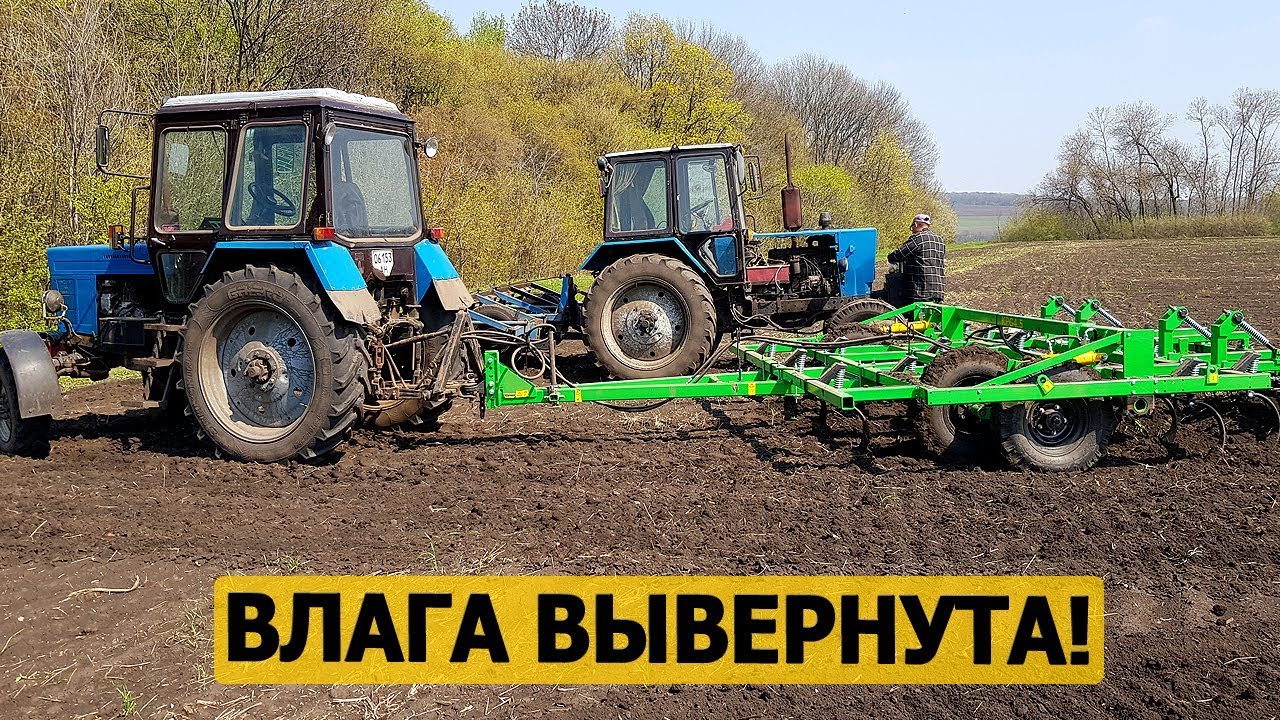 Культиватор ока в работе