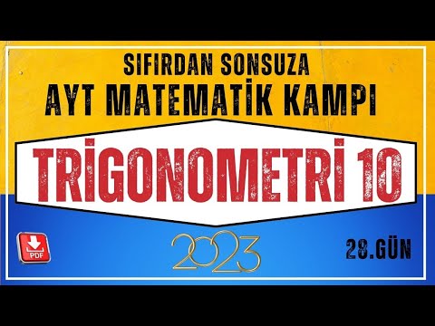 Trigonometri 10 (Trigo Periyot-Grafik)  AYT Matematik Kampı| 28.Gün |AYT Matematik Konu Anlatım
