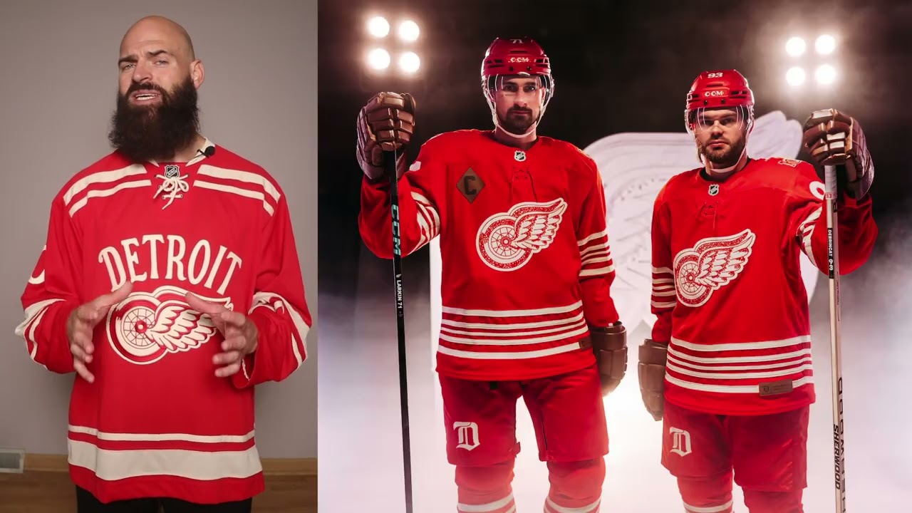 2025  2026 Detroit Redwings Jersey Review