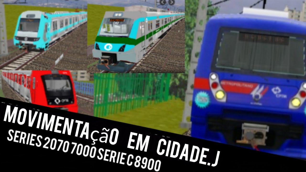 Movimentação em cidade Jardim com as séries 2070 7000 8900 e série c