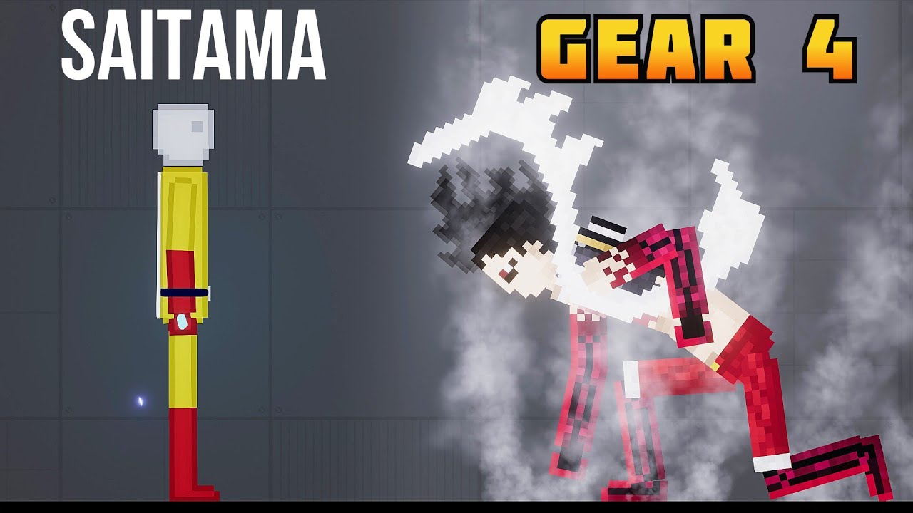 SAITAMA vs Luffy Gear 4 - People Playground 1.21.3