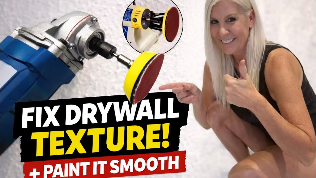 How to Buff Out Drywall Texture Imperfections with a Detail Sander ...