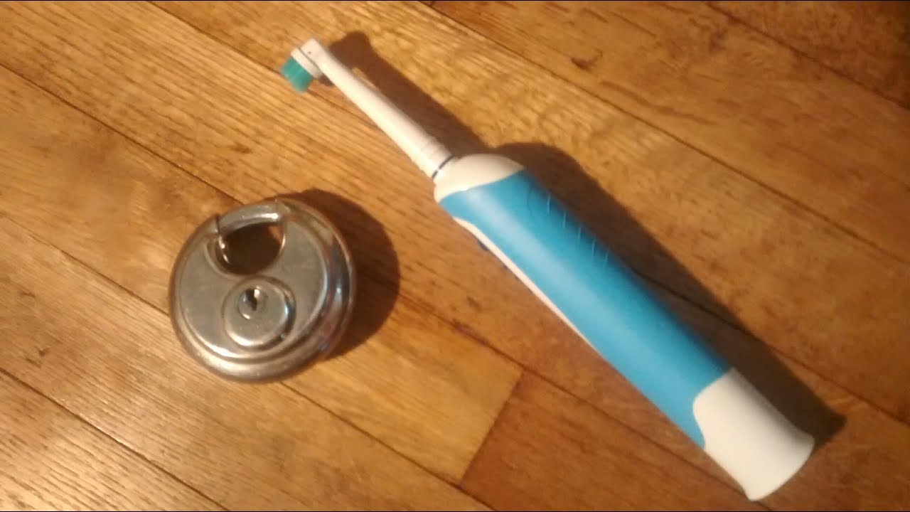 How To Pick A Lock With Electric Toothbrush - YouTube