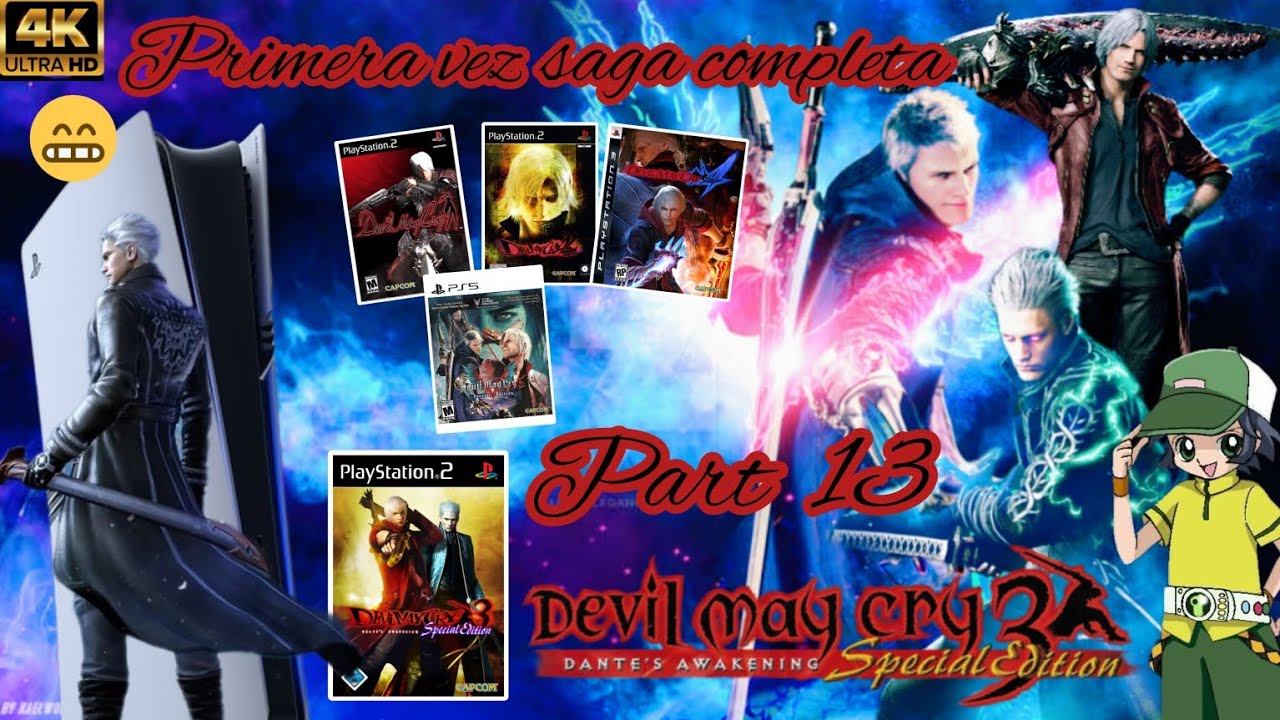 [13/20]devil May cry 3 - yo la única y pro juego resumido primera vez, mi reacción y más 😅🌠