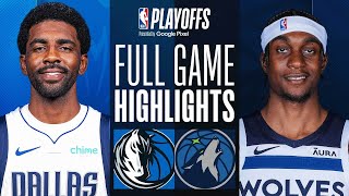 #5 MAVERICKS at #3 TIMBERWOLVES | FULL GAME 1 HIGHLIGHTS | May 22, 2024