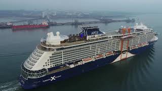 Celebrity apex arriving in Southampton 22nd September 2020(4k)