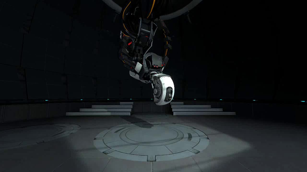 Cut GLaDOS animation (portal 2 ending spoilers
