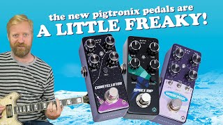 PHASEOLO? SUBSYNTH? ANALOG DELAY? - the new pigtronix pedals are a little freaky.