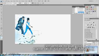 Photoshop Tutorial // twitter background