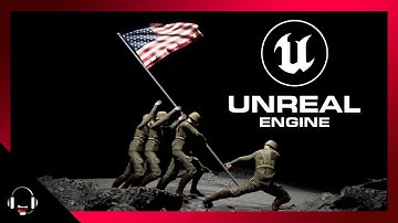 Flag Raise on Iwo Jima - Unreal Engine 5 Animation