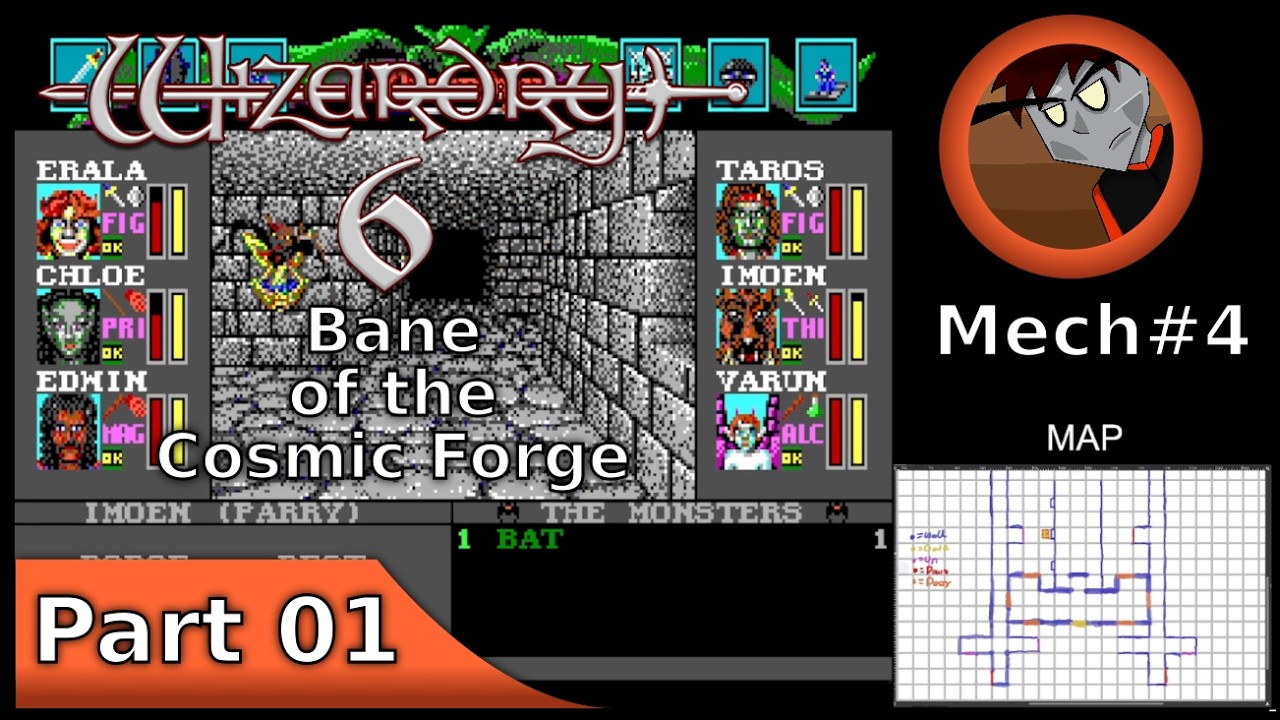 Wizardry 6: Bane of the Cosmic Forge - Part 01 - YouTube