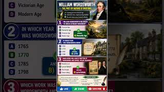 William Wordsworth MCQs | OAVS TGT English 2026 | Most Important Questions