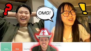 Wonderful Reactions when I SUDDENLY Spoke Chinese! - OmeTV