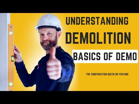 Video: A demonta înseamnă a planifica, a număra și a demola