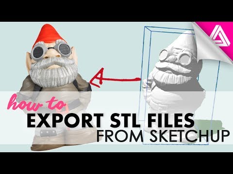 How to Export STL Files from Sketchup