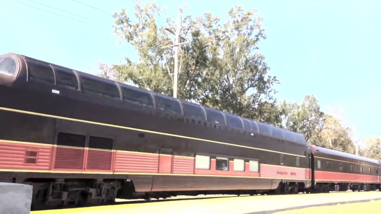 Restored Vintage Pullman passenger rail cars at Brookhaven, MS Nov 15, 2012 YouTube