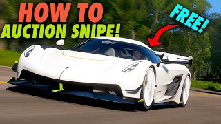 How to Snipe Cars in Forza Horizon 5 SUCCESSFULLY - Complete Auction House Guide (MAKE MONEY FAST!)