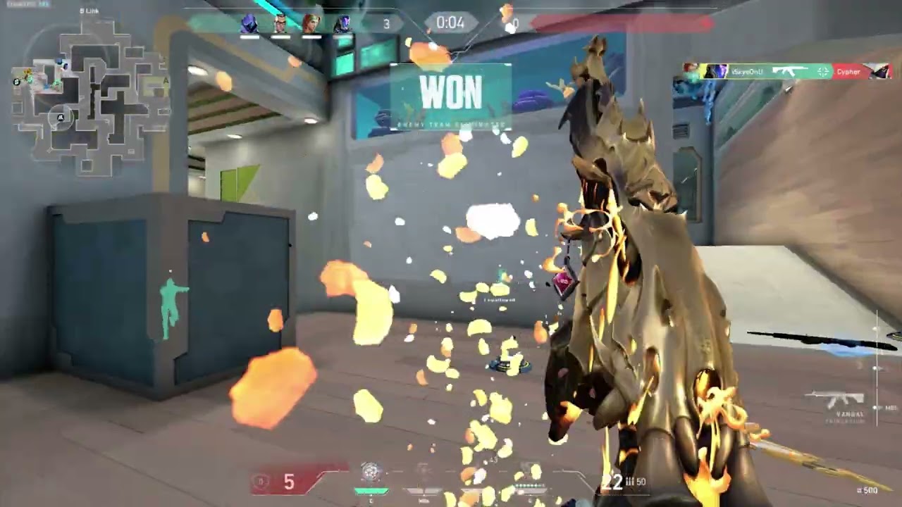 SKIMMING HEADS IN A GAME OF VALORANT