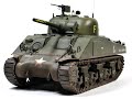 ASUKA MODEL 1/35  M4 SHERMAN 75mm Late Production  U.S ARMY Medium Tank