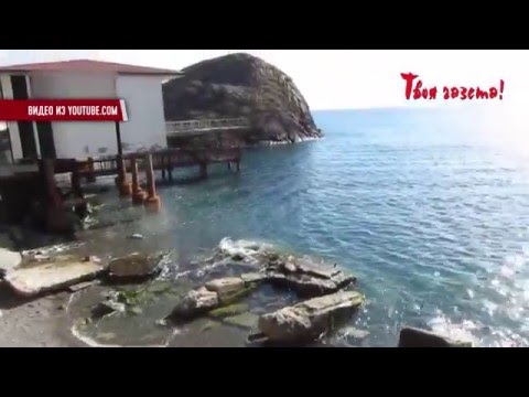 Пляжи Крыма Алушта Пляжи Алушты в Крыму YouTube