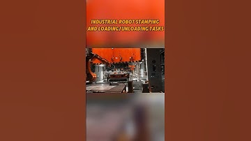 Industrial Robots Nailing Stamping and Loading Tasks#industrialrobots #loadingandunloading #evsrobot
