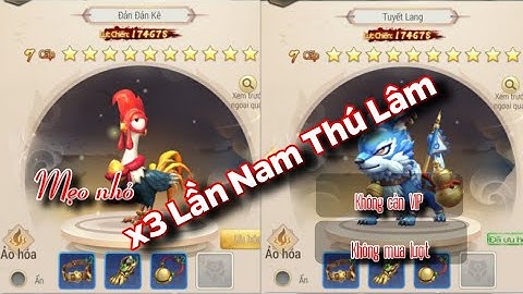 Yong Heroes - Hướng dẫn cách không VIP đi 3 lần pb Nam Thú Lâm