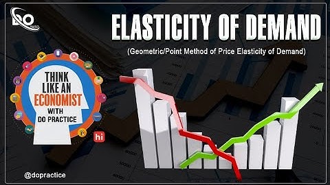 Geometric method/Point method of price elasticity of demand | Elasticity of demand|Micro Economics|