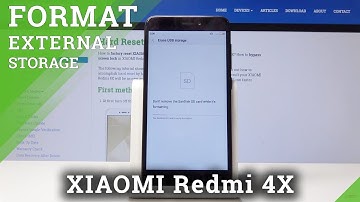 How to Erase SD Card in Xiaomi Redmi 4X - Format SD
