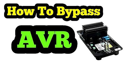 How to Check AVR in Generator ? How to Bypass AVR, Generator AVR ko kese check karay?? (URDU  HINDI)