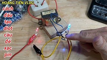 đấu diot đơn thành diot cầu để sạc pin